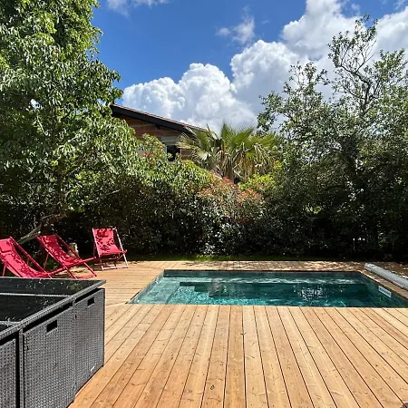 Isalou à 800 Mètres Du Bassin Avec Piscine Privée Et Clim Villa *